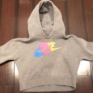 Nike girls Crop hoodie